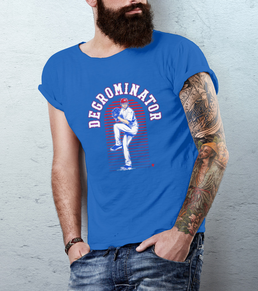 Degrominator Jacob DeGrom Baseball Pitching 48 T-Shirt
