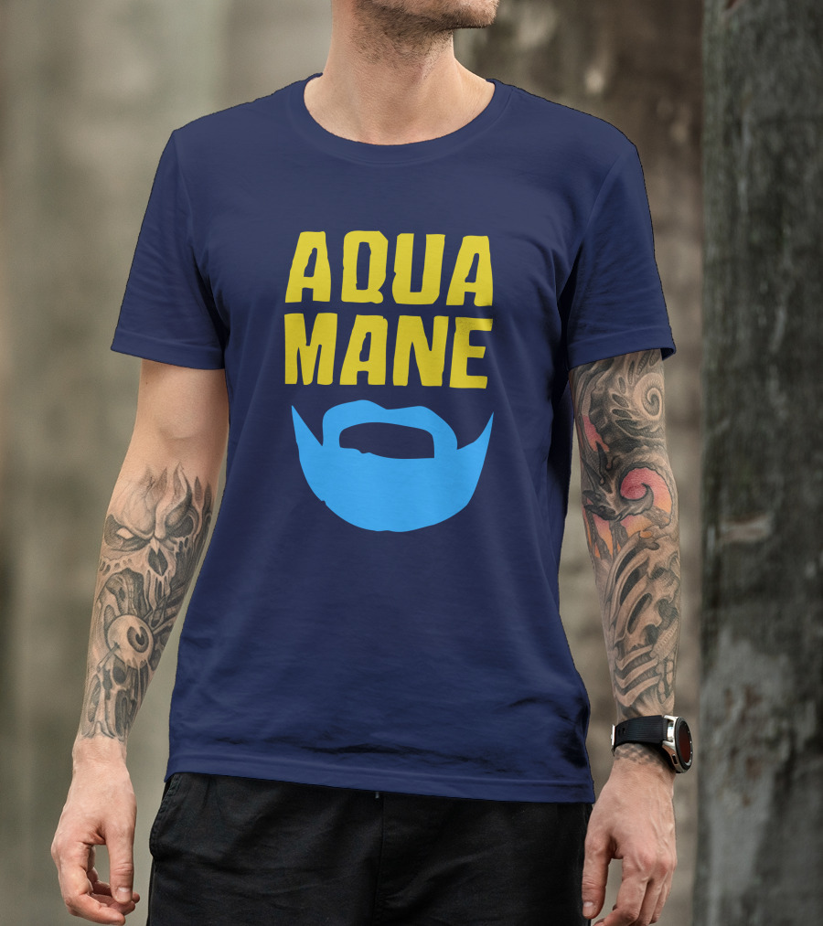 Aqua Mane Steven Adams Beard T-Shirt