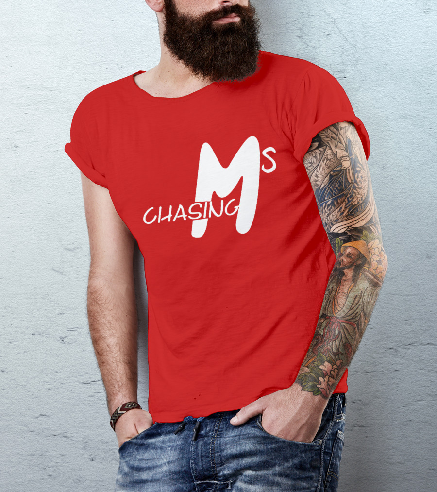 Chasing Ms Retro Style Bold Red T-Shirt