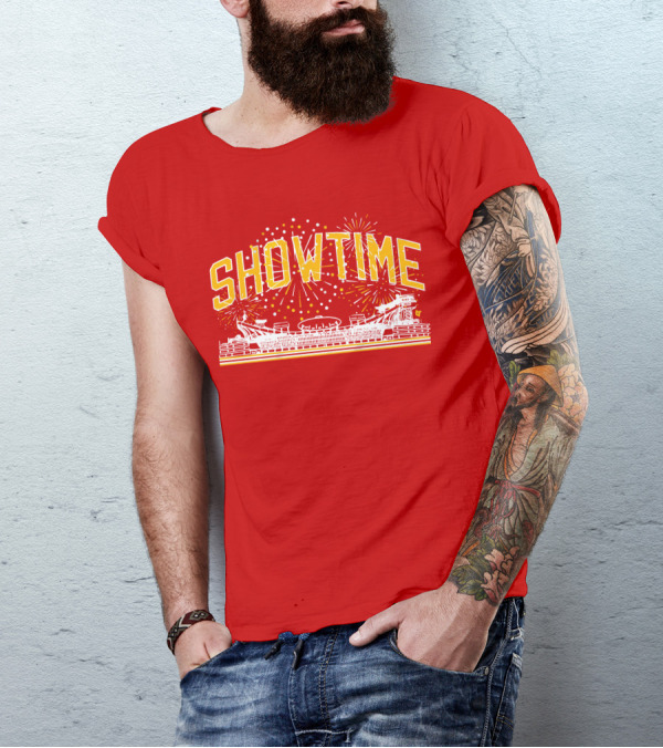 Kansas City Showtime Football Fireworks T-Shirt