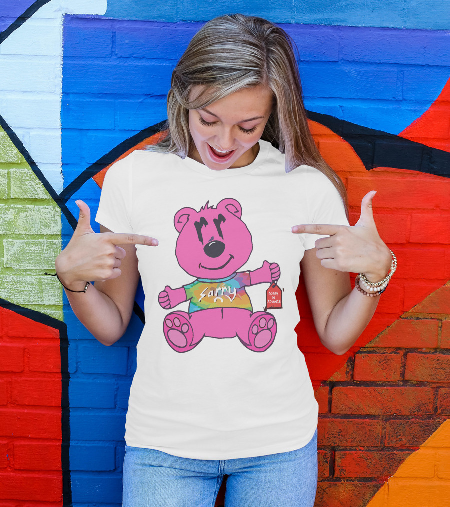 Sorry In Advance Rainbow Bear T-Shirt