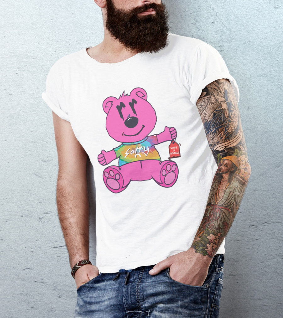 Sorry In Advance Rainbow Bear T-Shirt