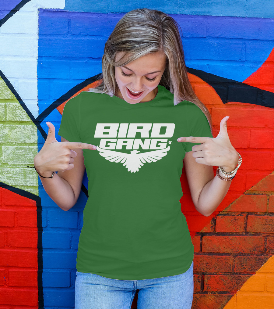 Bird Gang Eagles Wing Emblem T-Shirt
