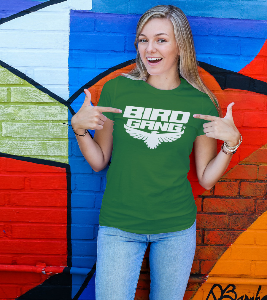 Bird Gang Eagles Wing Emblem T-Shirt
