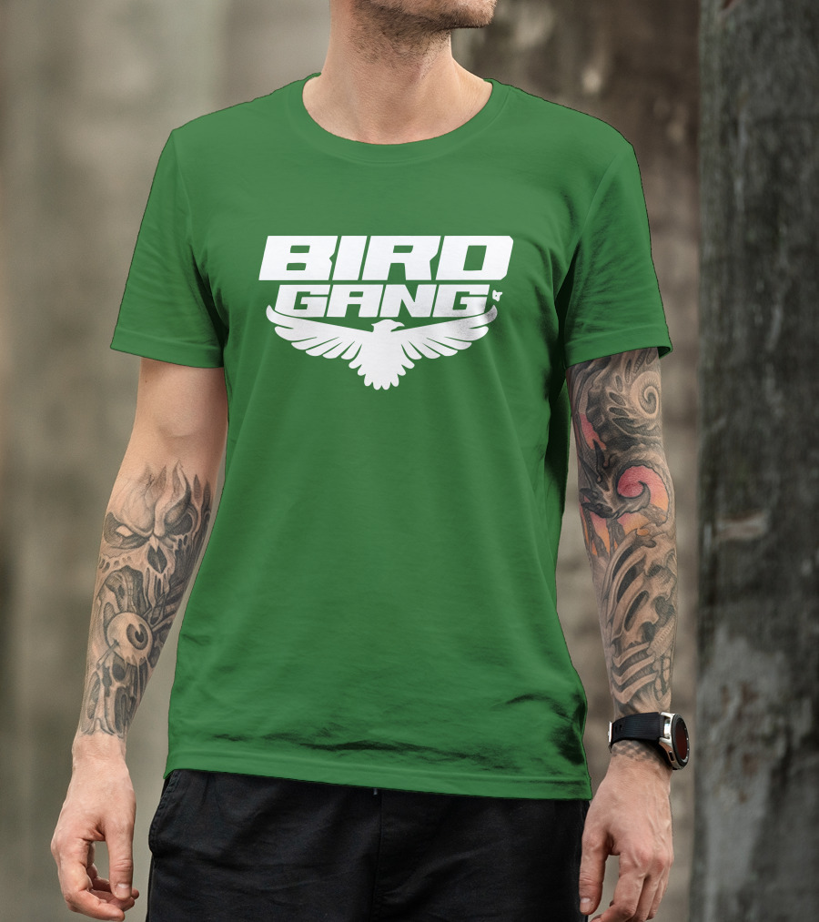 Bird Gang Eagles Wing Emblem T-Shirt