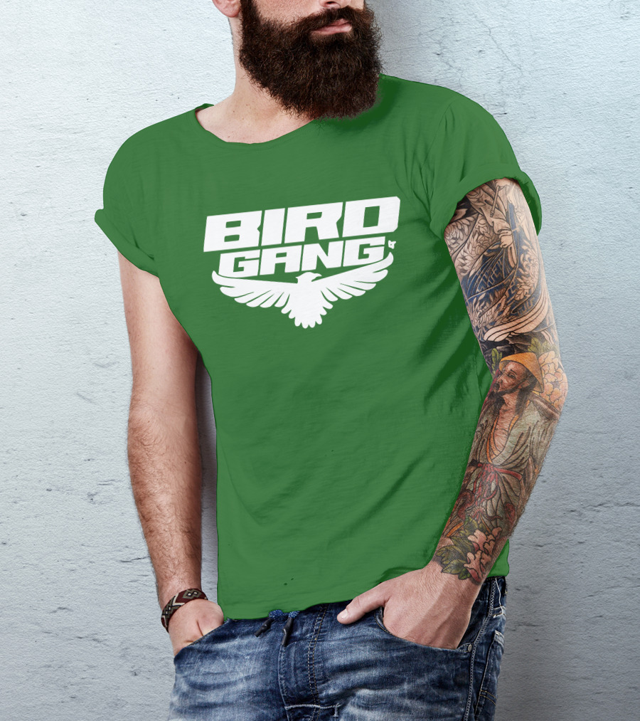 Bird Gang Eagles Wing Emblem T-Shirt