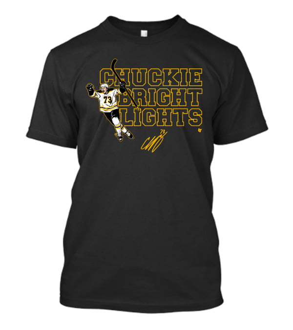 CHUCKIE BRIGHT LIGHTS Charlie McAvoy 73 T-Shirt