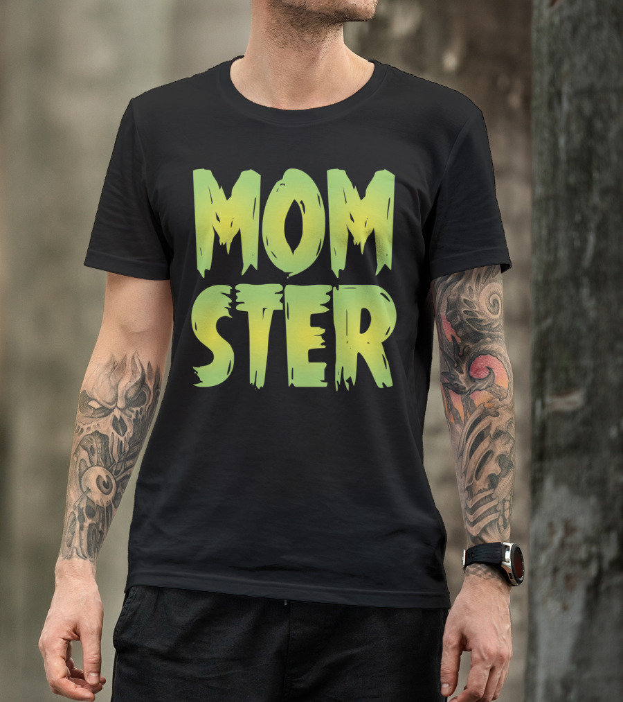 MOM-STER Green Halloween Relaxed Fit Costume T-Shirt