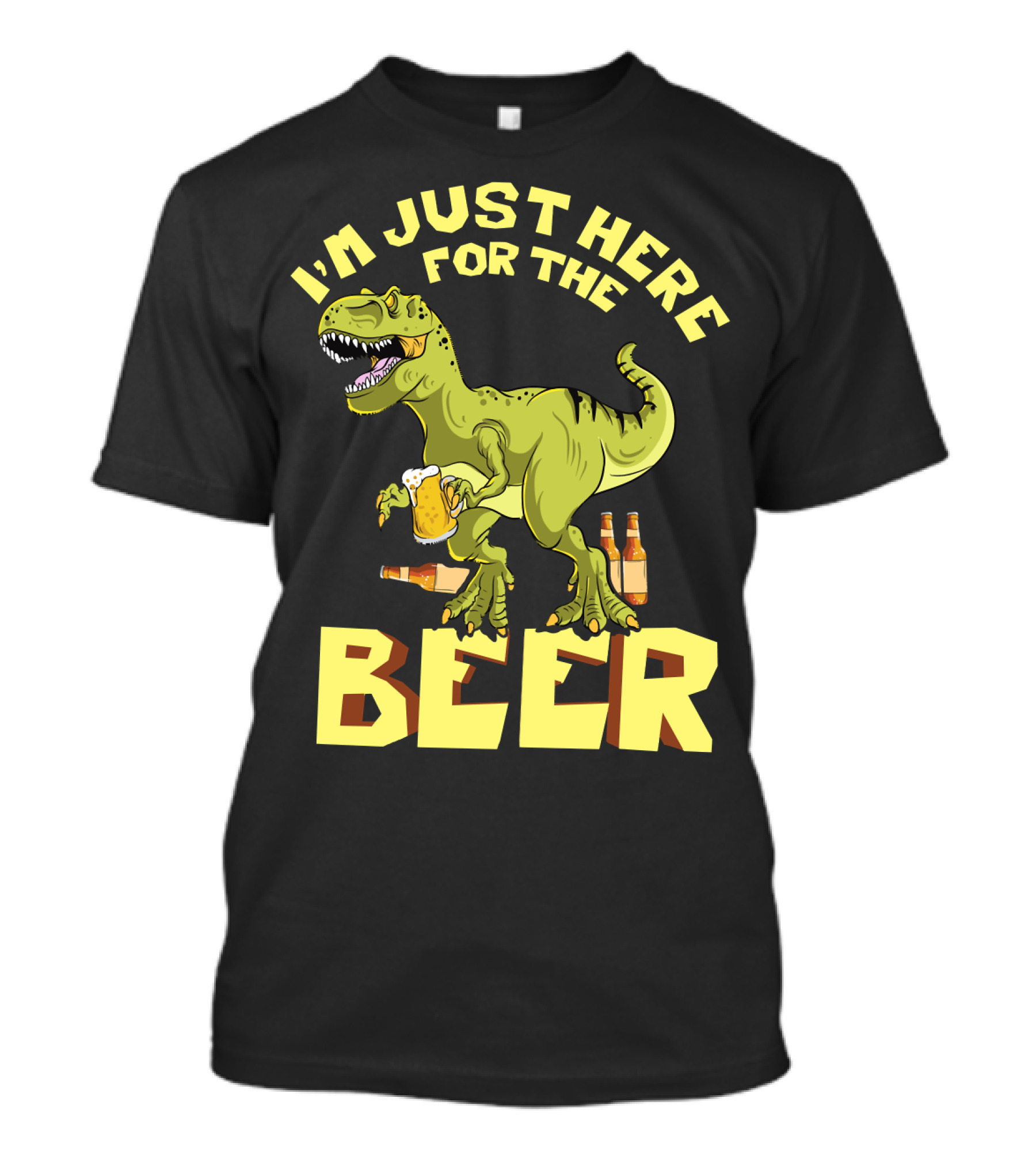 I'm Just Here For The Beer Rex Dinosaur Oktoberfest T-Shirt