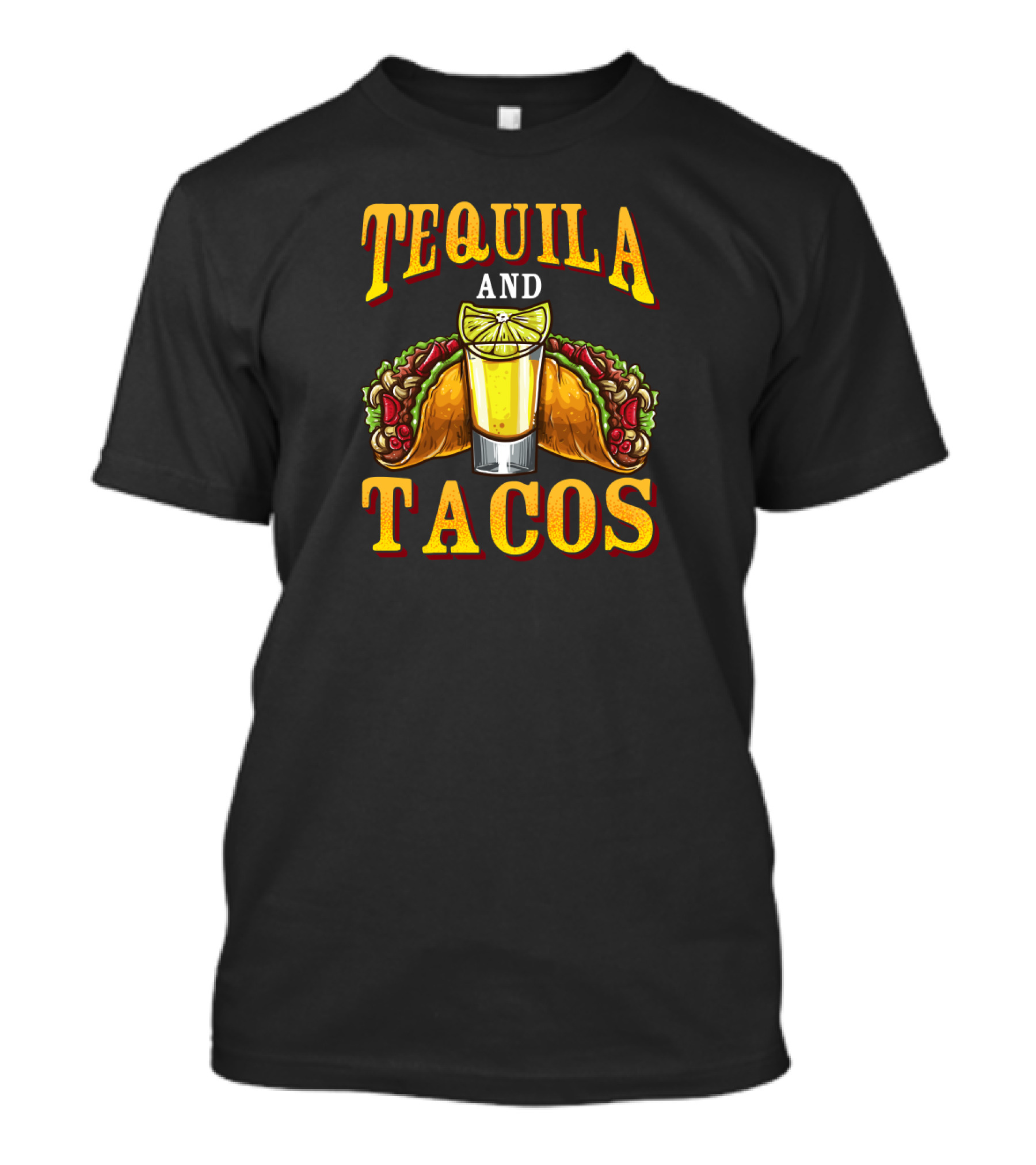 Tequila And Tacos Tequila Day Mexican Drinking Tacos Mexican Drink Lime T-Shirt
