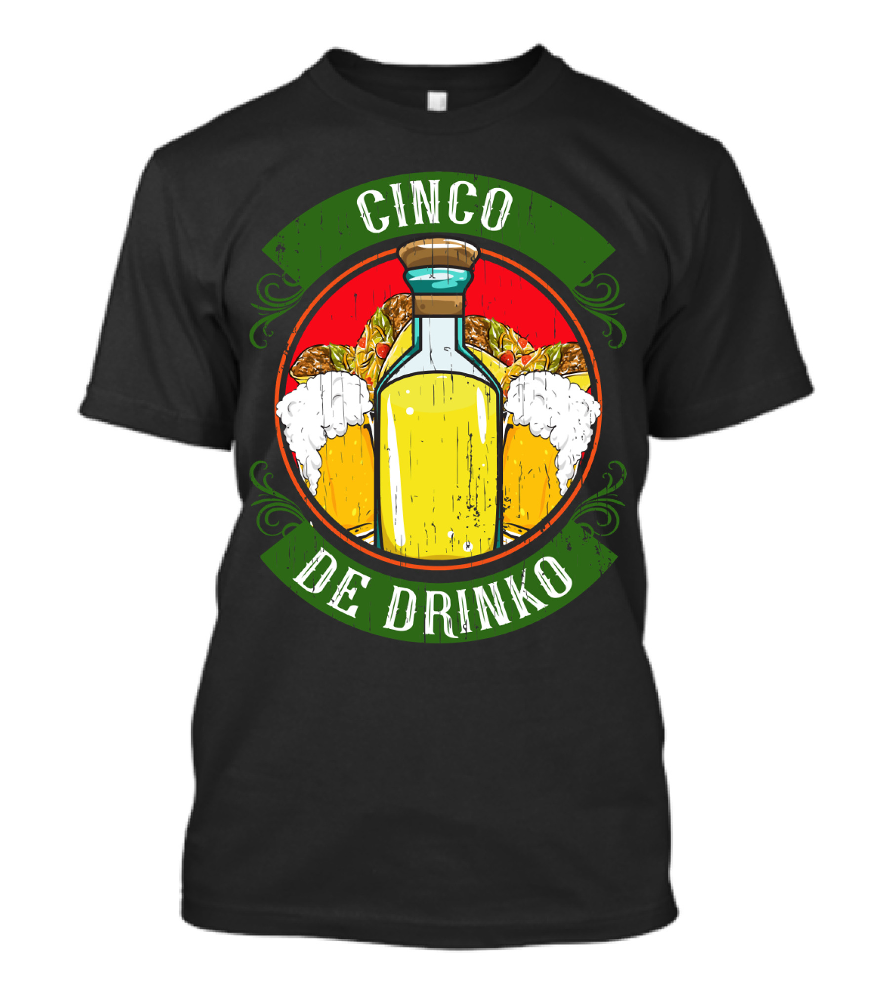 Cinco De Drinko Tequila And Beer T-Shirt