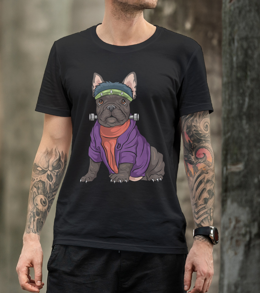 French Bulldog Frankenstein Costume Funny Dog Halloween T-Shirt