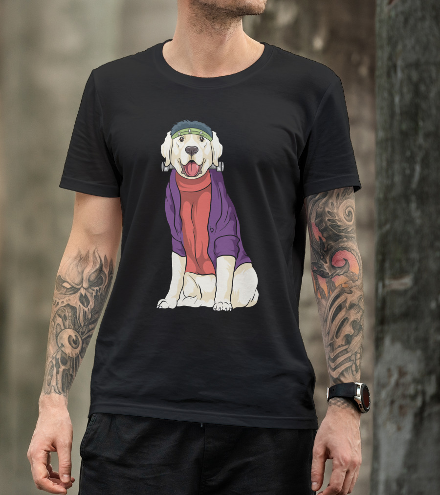 Golden Retriever Frankenstein Costume Halloween Dog T-Shirt