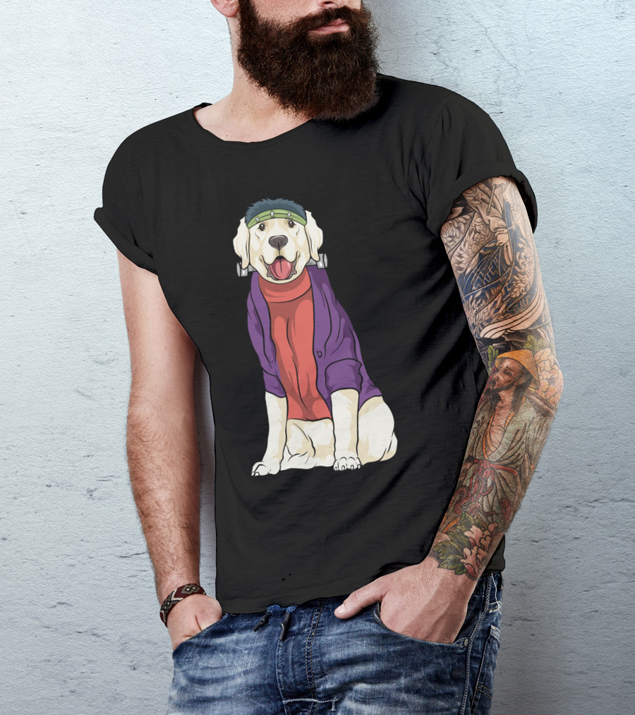 Golden Retriever Frankenstein Costume Halloween Dog T-Shirt