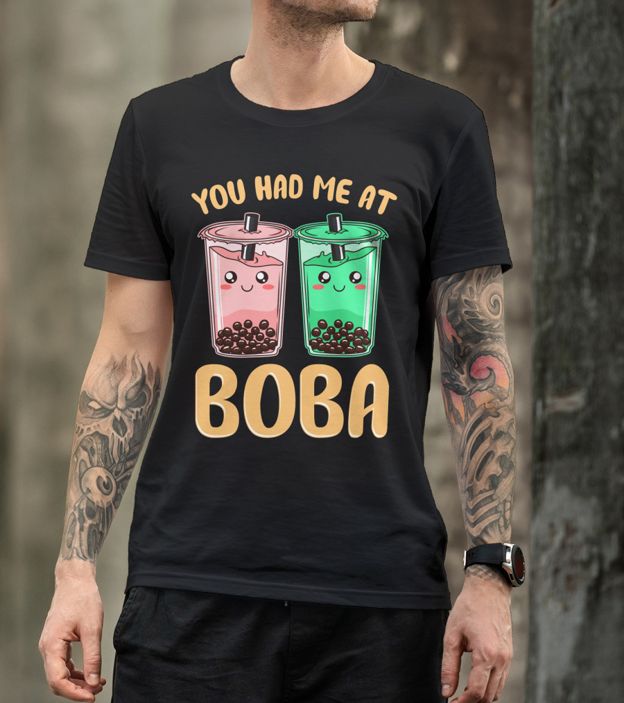 You Had Me At Kawaii Bubble Tea Boba T-Shirt