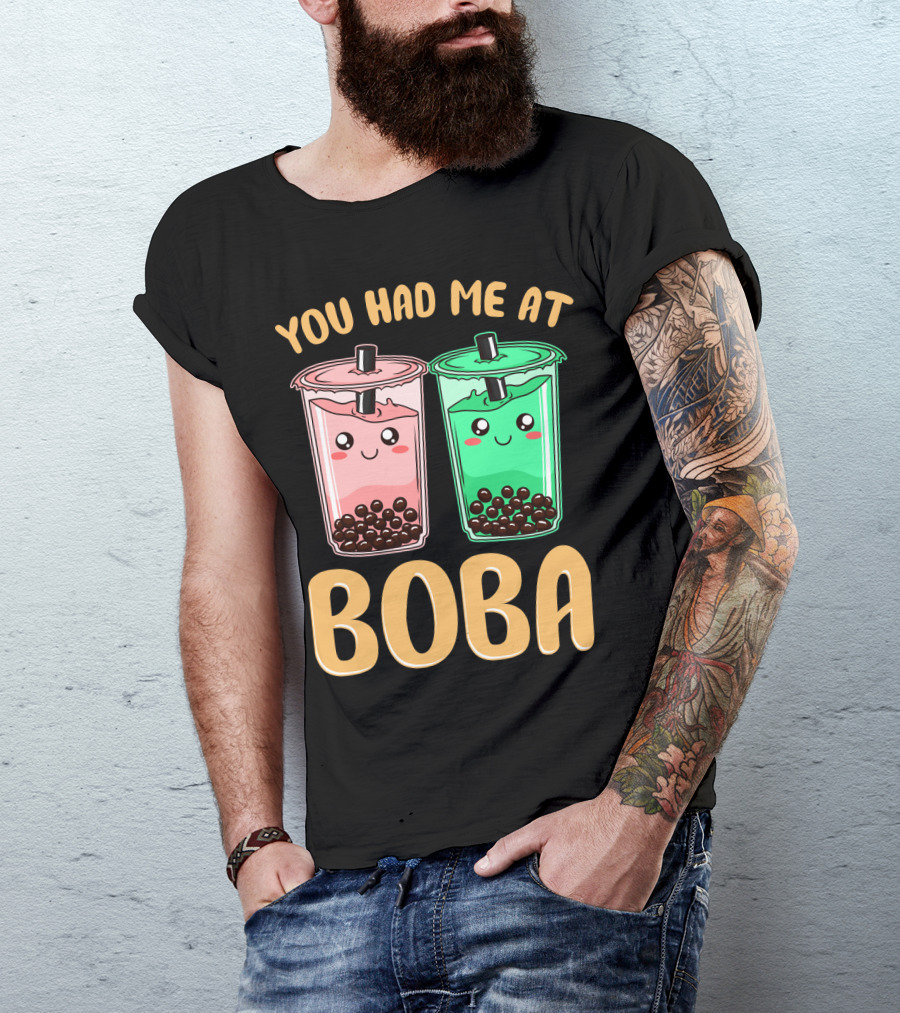 You Had Me At Kawaii Bubble Tea Boba T-Shirt