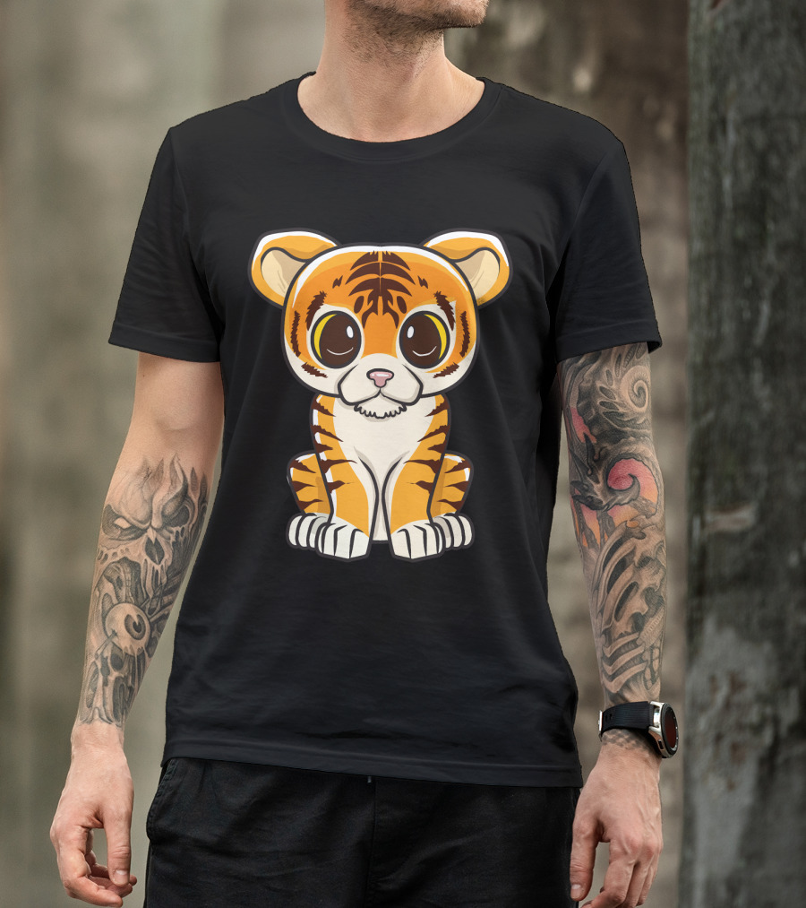 Kawaii Tiger International Tiger Day Cute Tiger T-Shirt