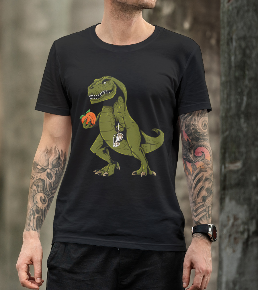 State Of Georgia Dinosaur Holding Peach Funny Sweet Georgia Peach T-Shirt