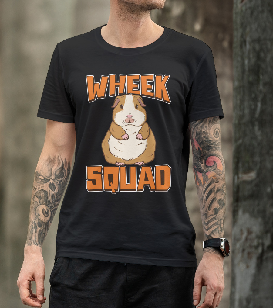 Wheek Squad Guinea Pig Furry Potato Pet Cavy T-Shirt