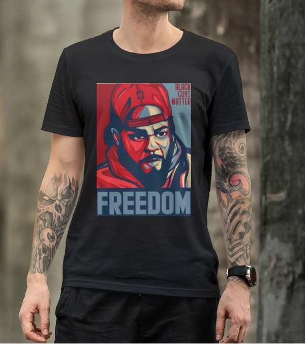 BGM Collectible Black Freedom Black Guns Matter T-Shirt