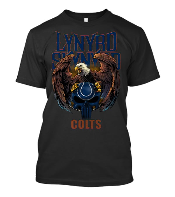Lynyrd Skynyrd Colts Eagle Skull T-Shirt