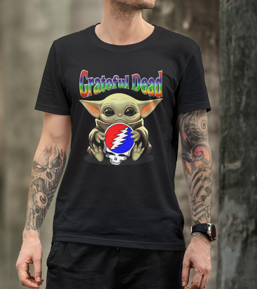 Grateful Dead Baby Yoda Steal Your Face T-Shirt