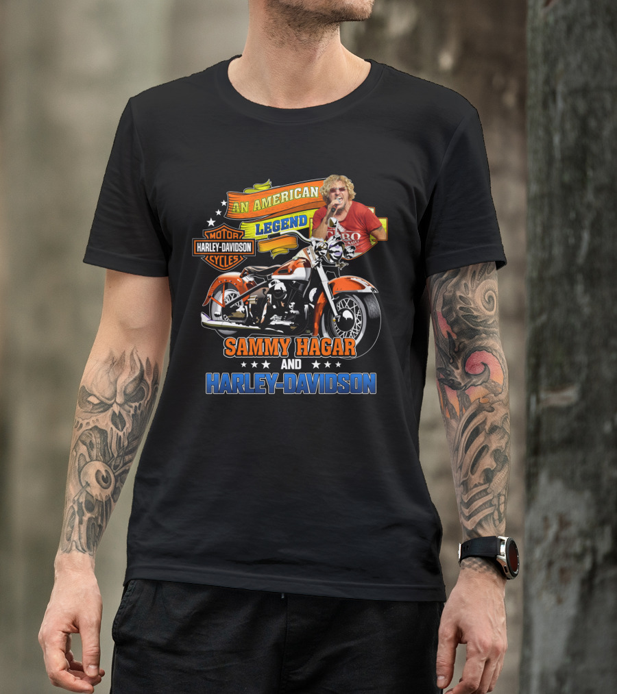 Sammy Hagar And Harley Davidson An American Legend T-Shirt