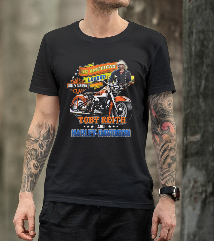 Toby Keith An American Legend Harley Davidson T-Shirt