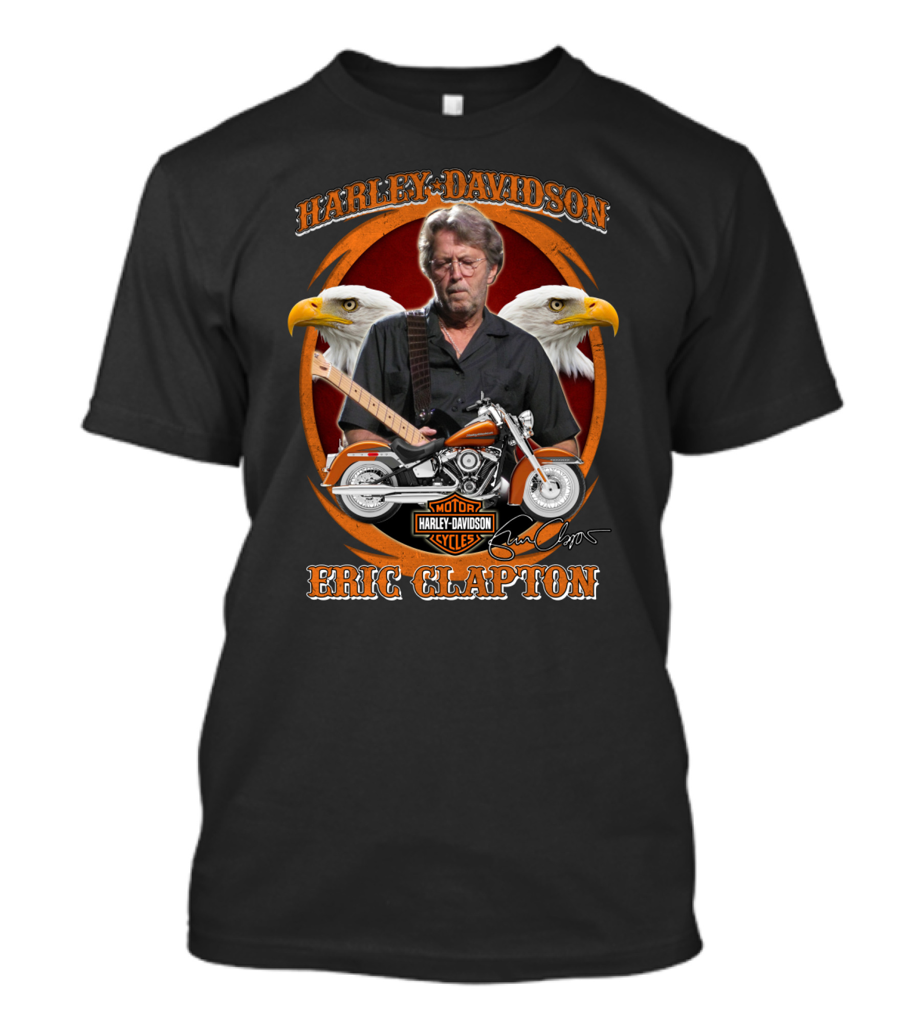 Harley Davidson Eric Clapton Motor Cycles T-Shirt
