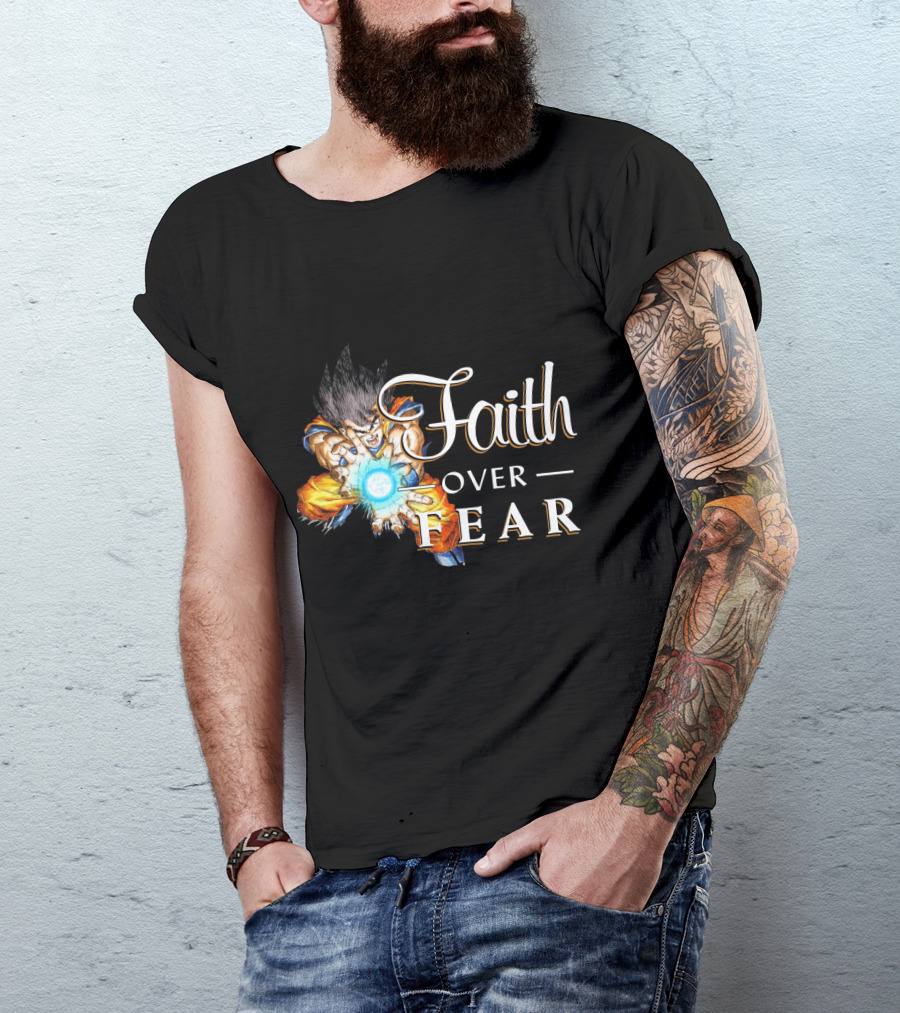 Faith Over Fear GK Dragon Energy Power_ball T-Shirt