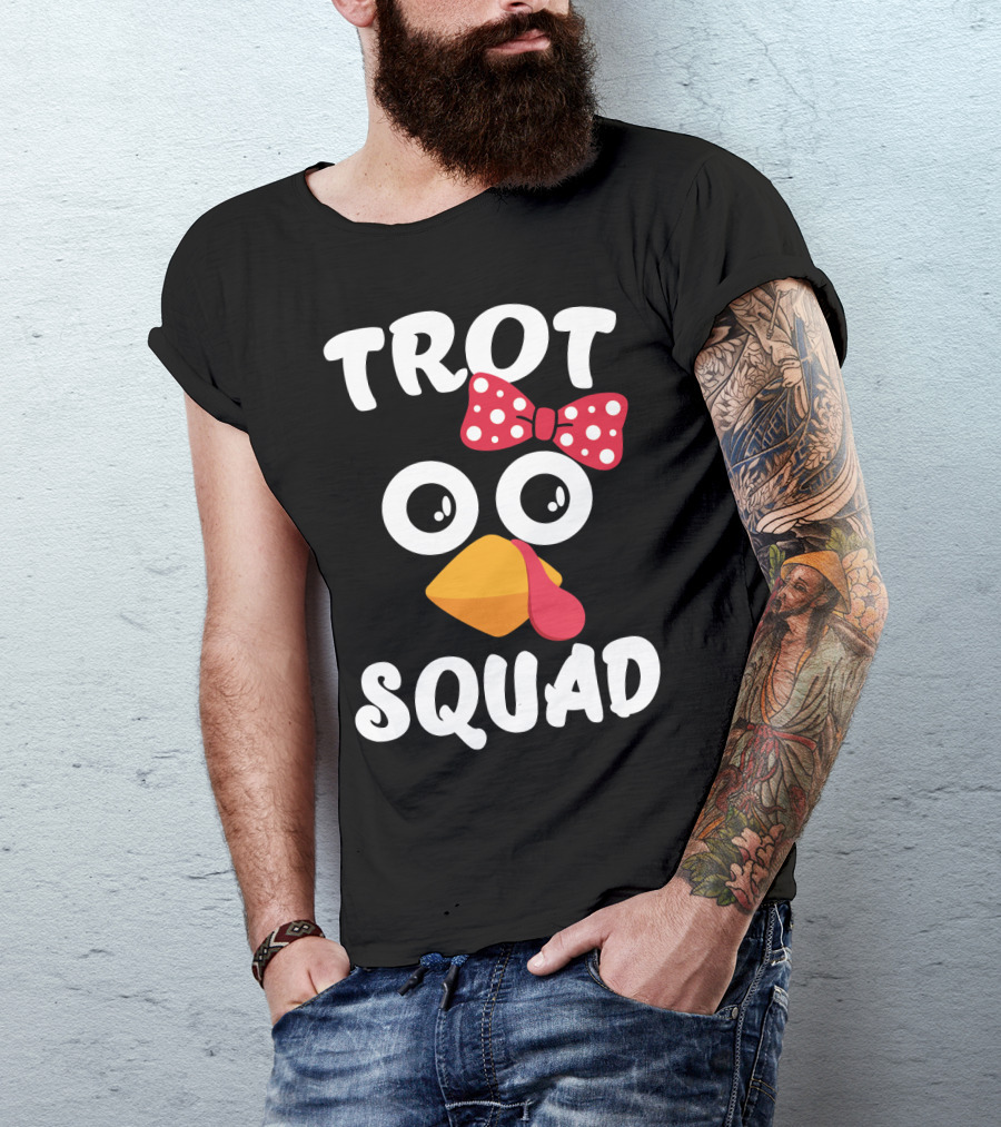 Trot Squad Turkey Trot Funny Running T-Shirt