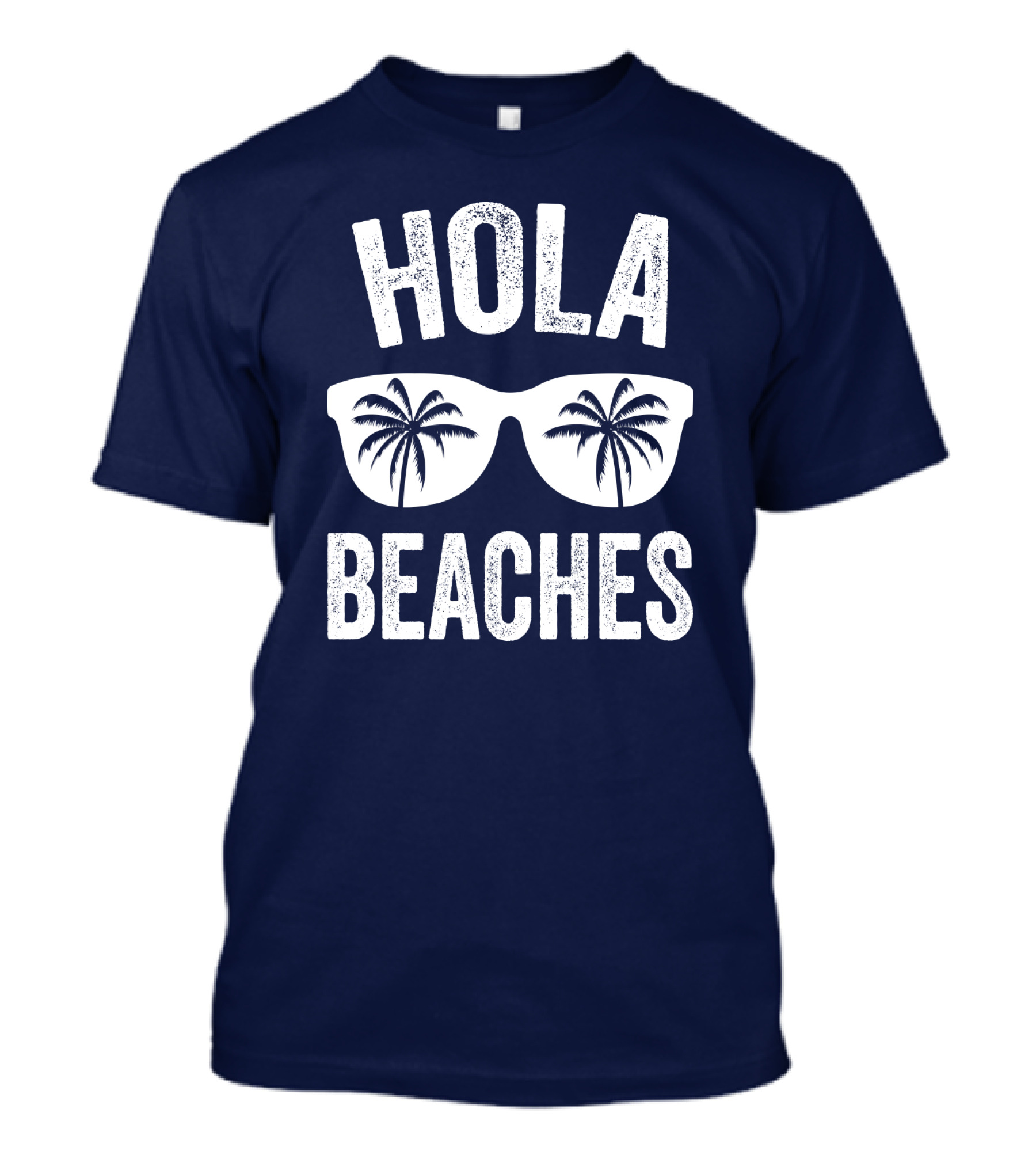 Hola Beaches Sunglasses Palm Trees T-Shirt
