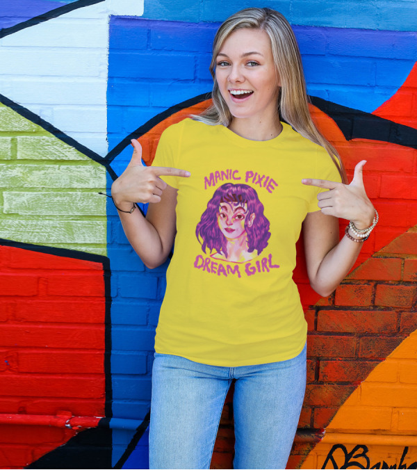 Manic Pixie Dream Girl Portrait T-Shirt