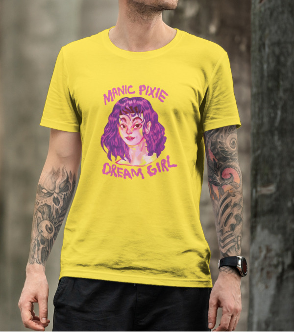 Manic Pixie Dream Girl Portrait T-Shirt