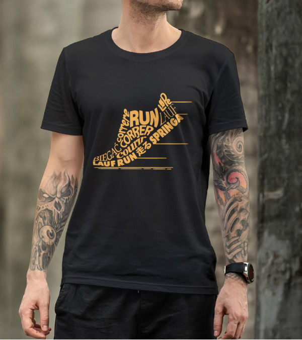 Worldwide Run Funny Running Lauf Correr Springa Corret Lepe T-Shirt