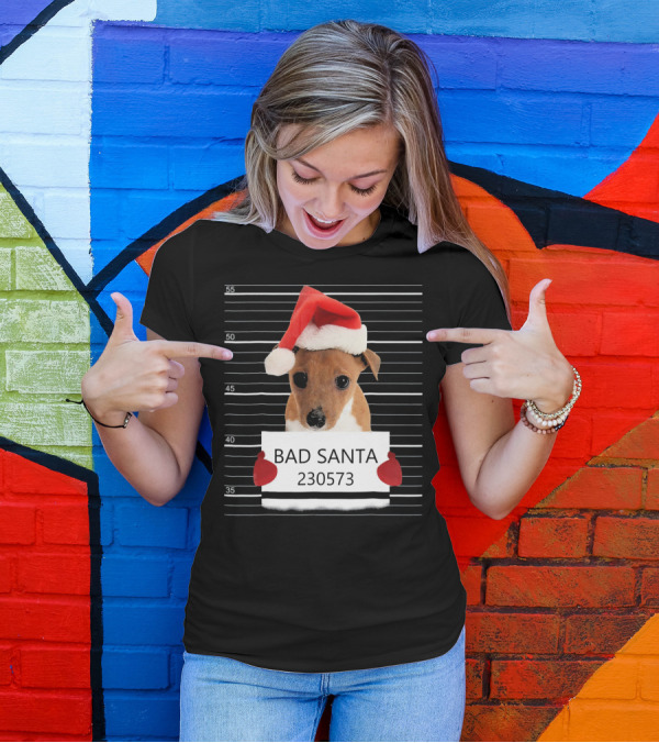 Bad Santa Jack Russell Mugshot 230573 T-Shirt