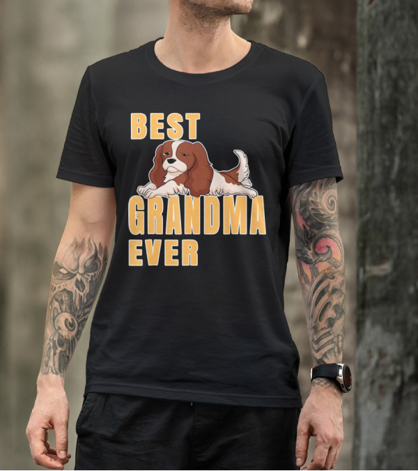 Best Cavalier King Charles Spaniel Grandma Ever T-Shirt