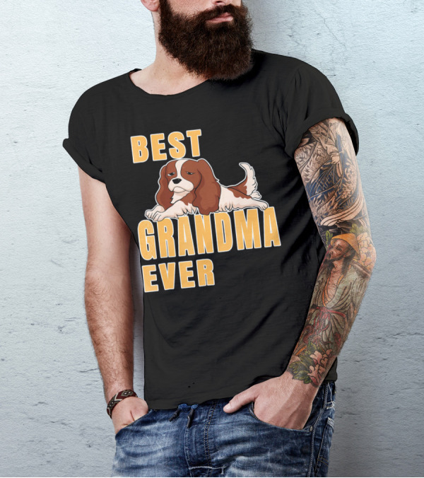 Best Cavalier King Charles Spaniel Grandma Ever T-Shirt