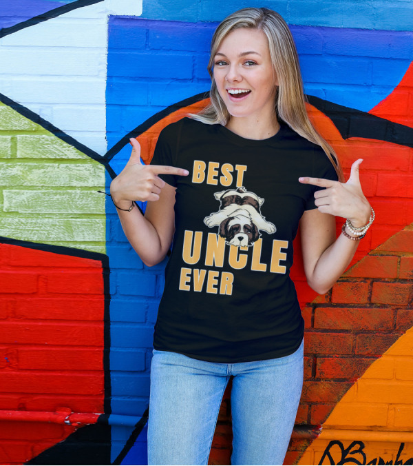 Best Shih Tzu Uncle Ever Dog T-Shirt