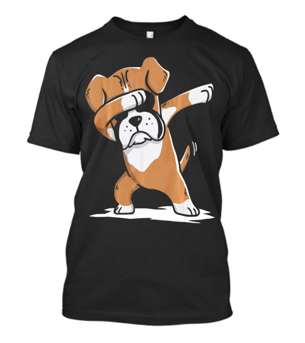 Boxer Dabbing Funny Dog Dab Move Playful Pose T-Shirt