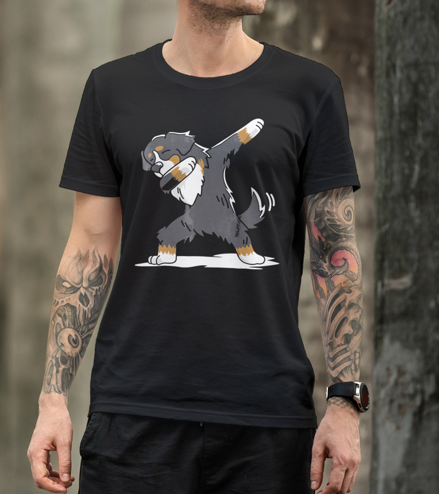 Cavalier King Charles Spaniel Dabbing Shetland Dog T-Shirt