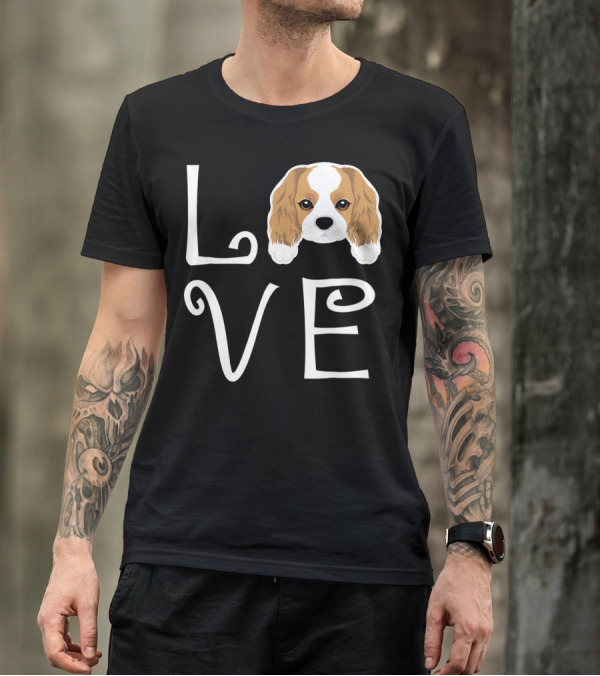 Cavalier King Charles Spaniel Love Puppy Dog Owner T-Shirt