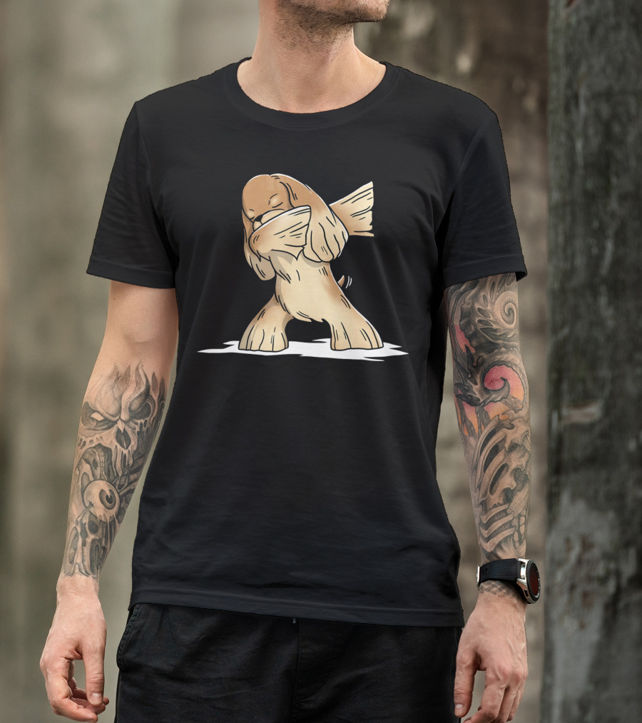 Cocker Spaniel Dabbing Funny Dog Pose T-Shirt