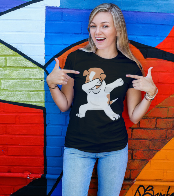 Dabbing Jack Russell Terrier Dab Dance Pose T-Shirt