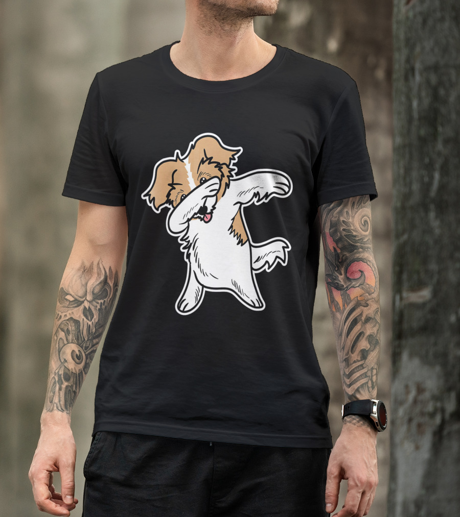 Dabbing Shih Tzu Kids Puppy Dance T-Shirt
