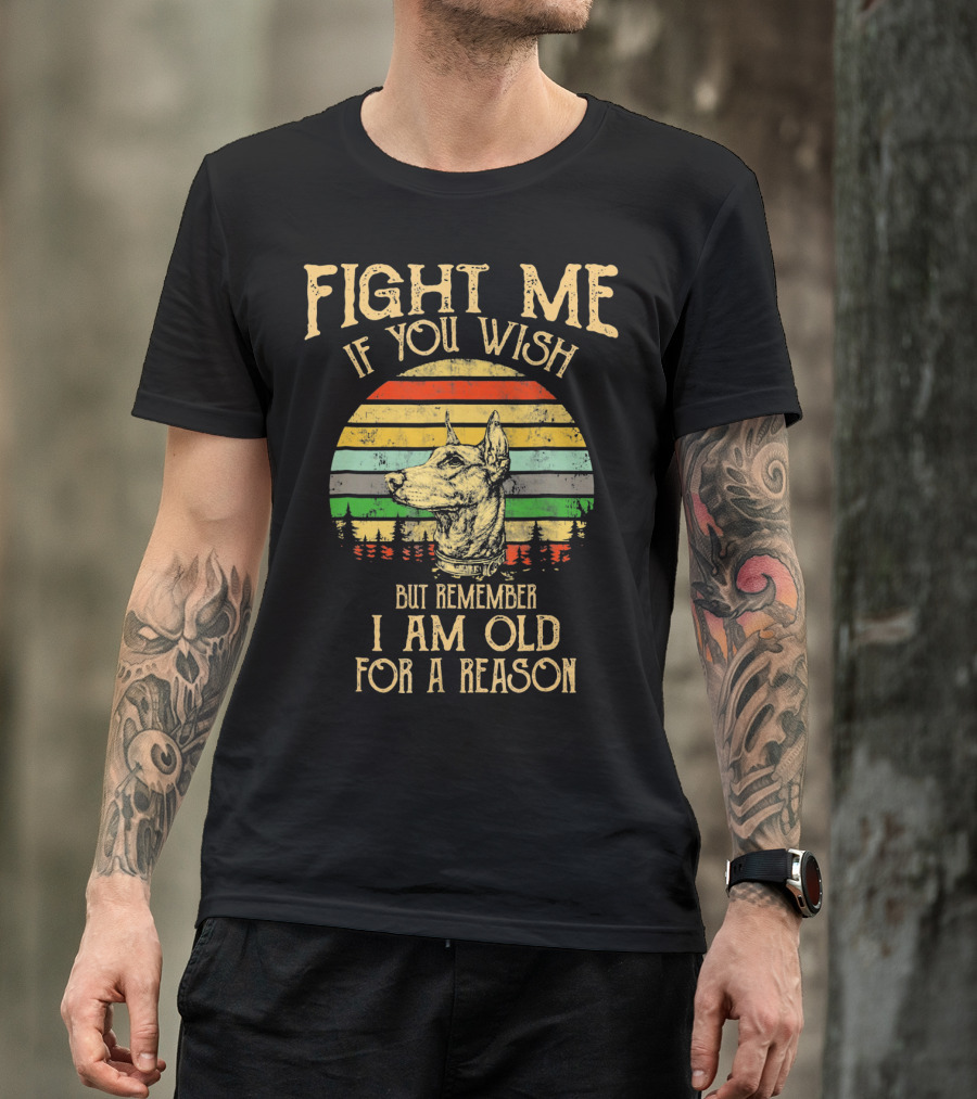 FIGHT ME IF YOU WISH BUT REMEMBER I AM OLD FOR A REASON T-Shirt