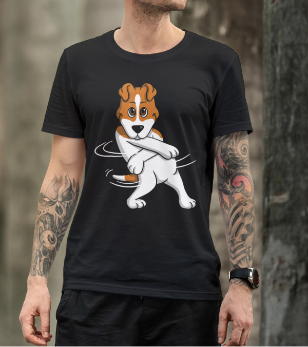 Jack Russell Terrier Dance Move Spin Trend T-Shirt
