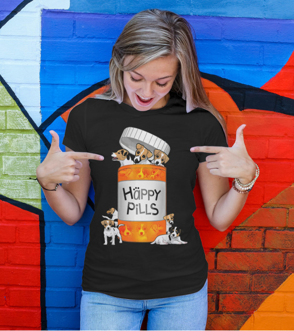 Happy Pills Jack Russell Terrier T-Shirt