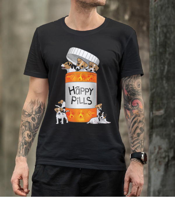 Happy Pills Jack Russell Terrier T-Shirt