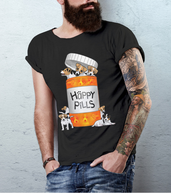 Happy Pills Jack Russell Terrier T-Shirt
